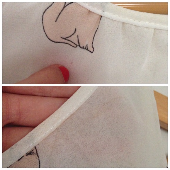 Zara cat shirt!!!  Absolutely adorable!   Very unique many compliments! - Picture 4 of 4